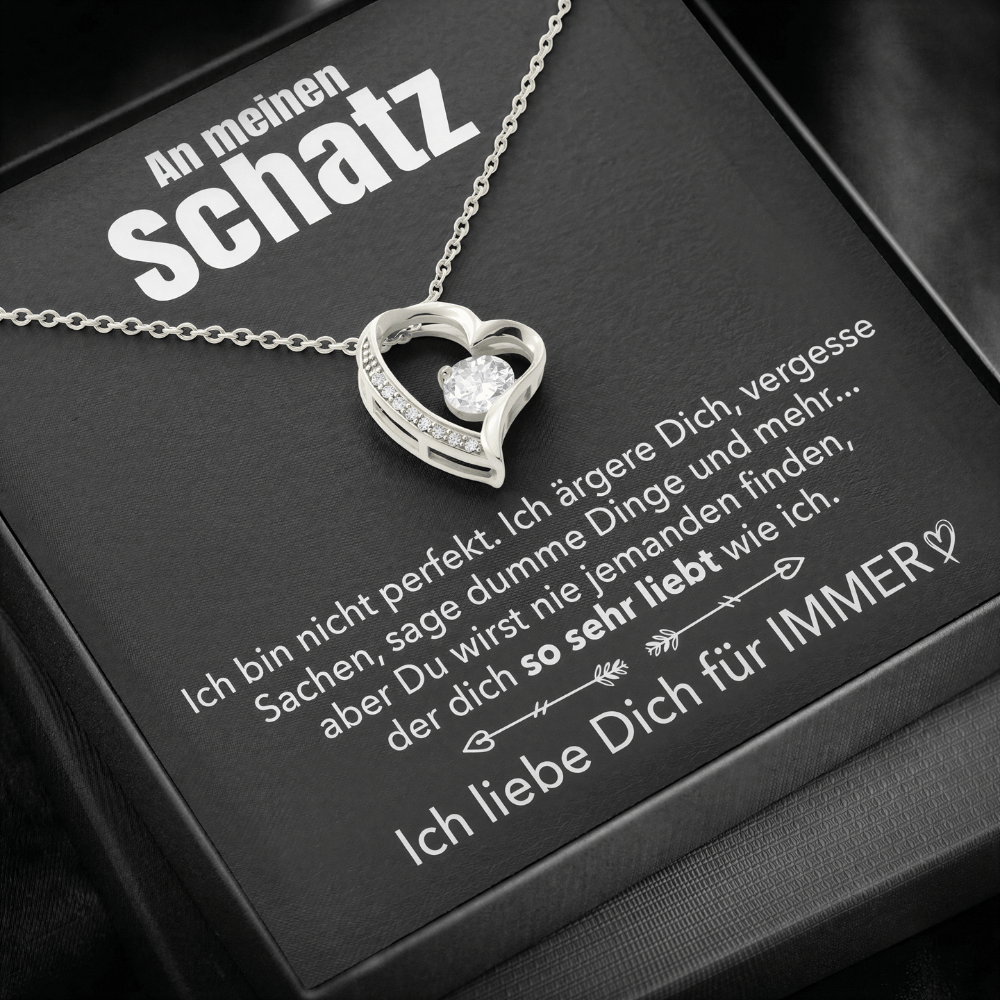 Herz-Kette - An meinen Schatz