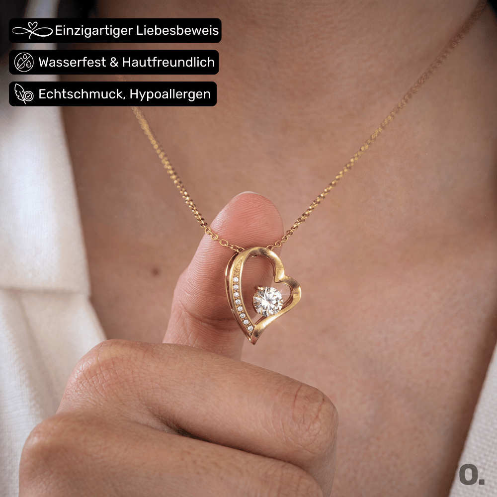 Herz-Kette - An meinen Schatz