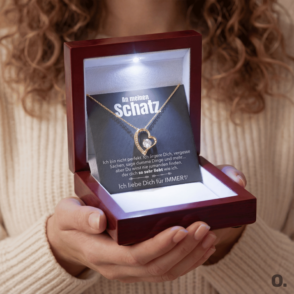 Herz-Kette - An meinen Schatz
