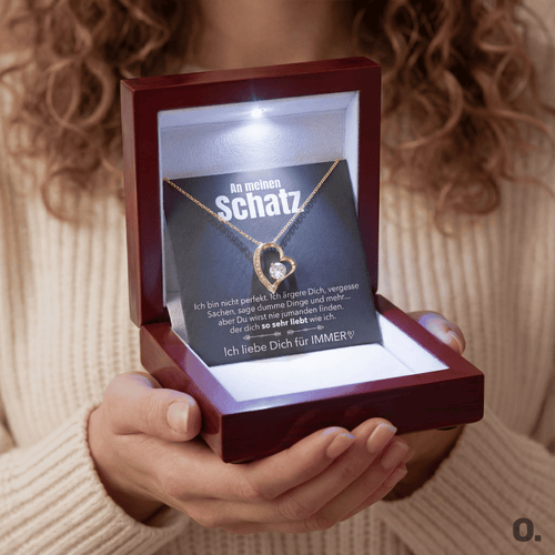 Herz-Kette - An meinen Schatz