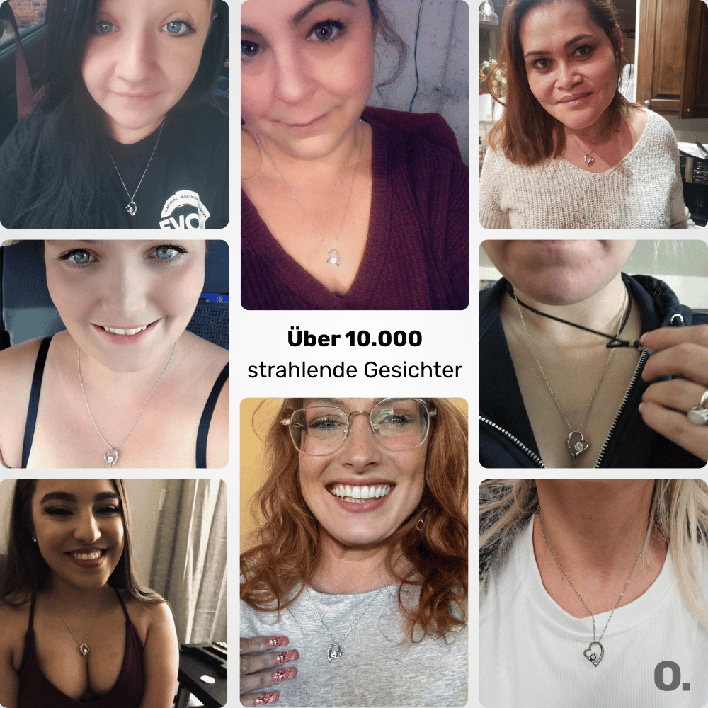 Herz-Kette - An meinen Schatz