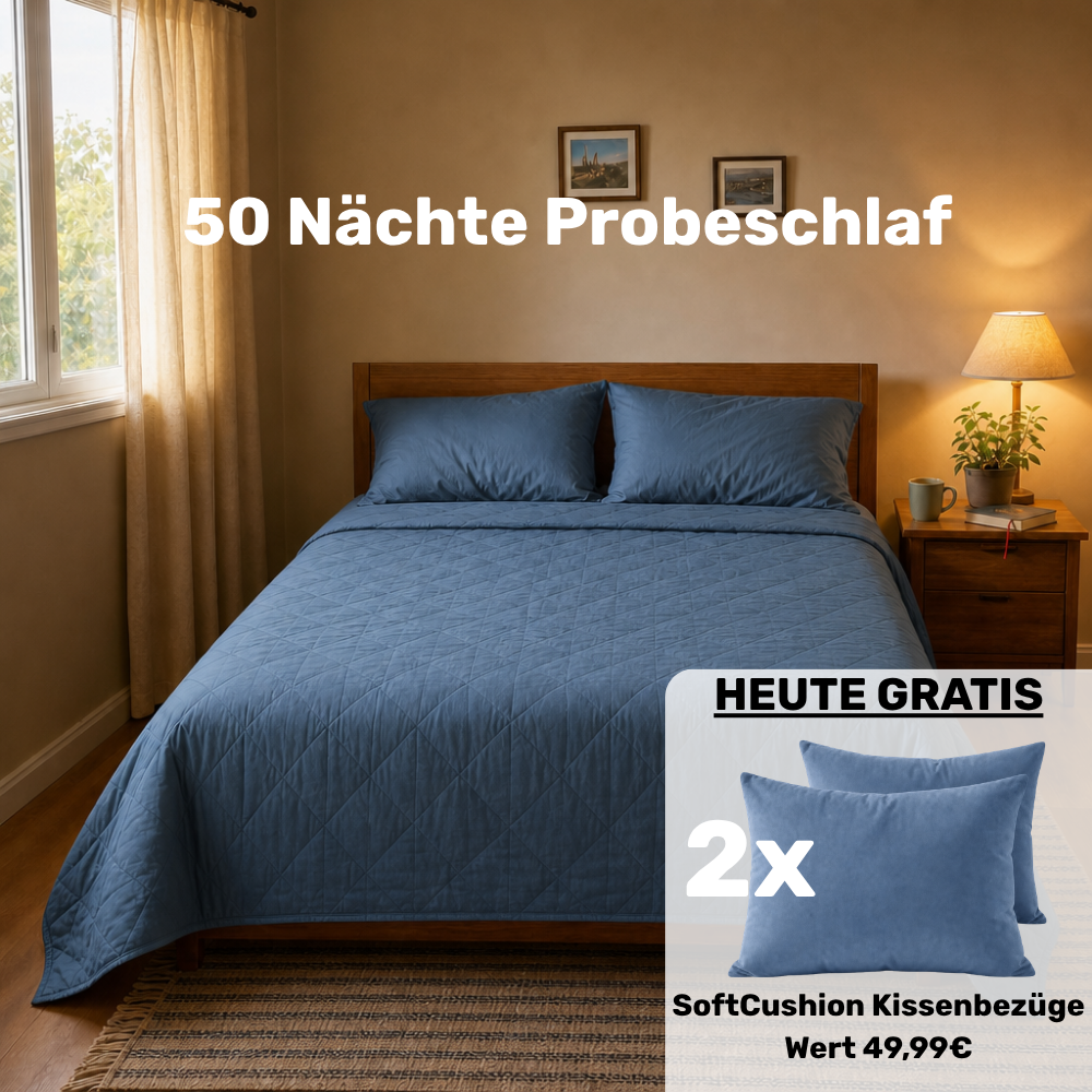Duné Everyday Bettdecke - 2-in-1 Ganzjahresdecke. Ohne Bettwäsche & schnelltrocknend