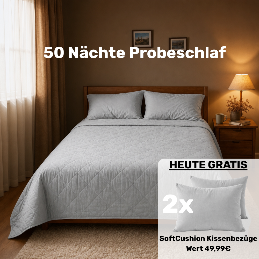 Duné Everyday Bettdecke - 2-in-1 Ganzjahresdecke. Ohne Bettwäsche & schnelltrocknend